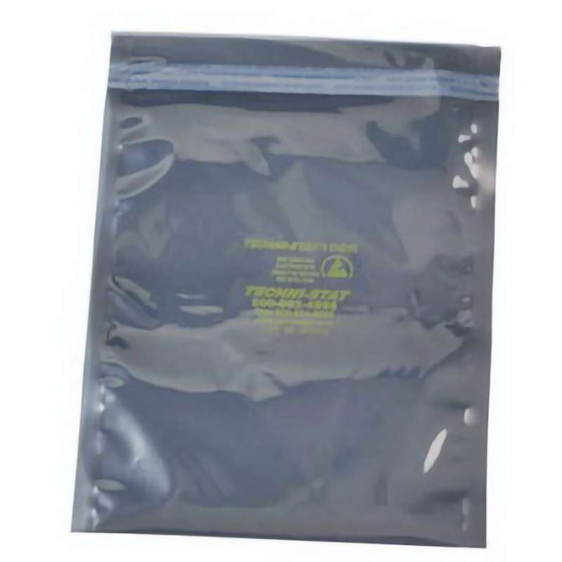 Bag, Static Shielding, Reclosable Lip & Tape Top, 6" x 8" 100/Pkg